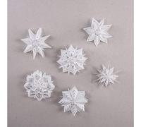 Rayher Lot de 50 Mini étoiles Magiques XXS 4,5 x 6 cm, Accessoires et Instructions (français Non Garanti) Blanc 67256000