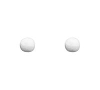 Rayher Lot de Boules en ouate de cellulose, blanc, 50 pces., Ø 12mm, coton compressé avec trou, arts créatifs, décorations-3312100 (Lot de 2)