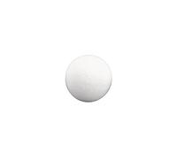 Rayher Lot de Boules en ouate de cellulose, blanc, 8 pces., Ø 40mm, coton compressé avec trou, arts créatifs, décorations-3312700
