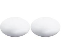 Rayher Lot de Boules en polystyrène, Blanc, 8 pces., Ø 3cm, Arts créatifs, décorations, Noël-3371000 (Lot de 2)