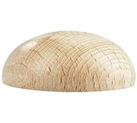 Rayher Lot de demi-boules en bois, nature, 4 pces., 30mm ø, arts créatifs, décorations, figurines-6254700
