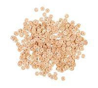 Rayher Lot de paillettes Sequin, beige clair, 4.000 pces., Ø 6mm, bombées, brillantes, arts créatifs, couture, broderie, Noël, Nouvel An, carnaval -3927083