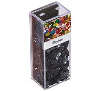 Rayher Lot de paillettes Sequin, bleu gris, 4.000 pces., Ø 6mm, bombées, brillantes, arts créatifs, couture, broderie, Noël, Nouvel An, carnaval -3927081