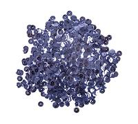 Rayher Lot de paillettes Sequin, bleu moyen, 4.000 pces., Ø 6mm, bombées, brillantes, arts créatifs, couture, broderie, Noël, Nouvel An, carnaval -3927009