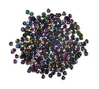 Rayher Lot de Paillettes Sequin, Multicolore irisé, 4.000 pces., Ø 6mm, bombées, Brillantes, Arts créatifs, Couture, Broderie, Noël, Nouvel an, Carnaval -3927094
