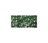Rayher Lot de paillettes Sequin, vert, 4.000 pces., Ø 6mm, bombées, brillantes, arts créatifs, couture, broderie, Noël, Nouvel An, carnaval -3927012