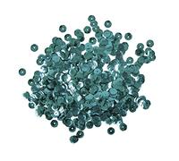 Rayher Lot de paillettes Sequin, vert jade, 4.000 pces., Ø 6mm, bombées, brillantes, arts créatifs, couture, broderie, Noël, Nouvel An, carnaval -3927015