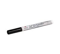 Rayher Marqueur acrylique, noir, 1 pce., pointe ronde 1-2mm, outdoor, séchage rapide, base aqueuse, arts créatifs-35006576