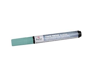 Rayher Marqueur pour textiles, bleu layette, 1 pce., pointe ronde 2-4mm, opaque, permanent, séchage rapide, lavable 30°C, arts créatifs, vêtements-35000358