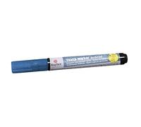 Rayher Marqueur pour Textiles, Bleu Roi pailleté, 1 PCE., Pointe Ronde 1-2mm, Opaque, Permanent, séchage Rapide, Lavable 40°C, Arts créatifs, vêtements-35001376