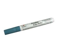 Rayher Marqueur pour verre et porcelaine, bleu turquoise, 1 pce., pointe ronde interchangeable 1-2mm, séchage rapide, base aqueuse, arts créatifs-38709404
