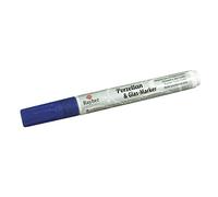 Rayher Marqueur pour verre et porcelaine, scintillant, bleu nuit, 1 pce., pointe ronde interchangeable 1-2mm, séchage rapide, base aqueuse, arts créatifs-38734387