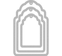 Rayher Matrice de découpe: Pendentifs surpiqués 3pcs 3,2-5,3x5,1-8,5cm, 50286000