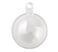 Rayher Médaillons en plastique transparent, crystal, 2 pces., ø 30mm, boules à suspendre, à personnaliser, arts créatifs, décorations, Pâque, printemps, Noël-3919537