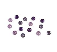 Rayher, Mélange de rocailles avec trou large, 5,5 mm, tons violets, trou de 2 mm, dos