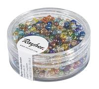 Rayher Mélange Perles rocailles 2,6mm ø bte 17g transparentes lustrées, 1405849