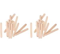 Rayher Mini bâtonnets de bois, nature, 300 pces., spatule, 5,5X0,5 cm, bois FSC 100%, usages multiples, bricolage, arts créatifs-64584505 (Lot de 2)