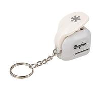 Rayher Mini perforatrice «Flocon DE Neige», Gris-Blanc, 1 PCE., ø 0,95cm (3/8"), Fonction Porte Clef, Arts créatifs, décoration, Hiver, Noël-69048000