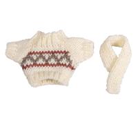 Rayher Mini Pull Lasse +écharpe, p. poupée, Village de noël 5,5x8,5cm, 46815000