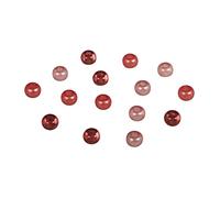 Rayher Mix Perles de rocailles ø5,5mm Grand Trou ø2mm 80pc Tons Rouge, 14799212