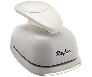 RAYHER Motive Puncher : Rond, 7.6cm ø, (3"), patte-Blister 1pc, Métal, blanc, 23 x 14 x 9 cm