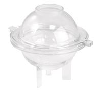 Rayher Moule bougie boule, plastique PET transparent, 1 kit, Ø 65cm, cire, béton créatif, réutilisable-3117500
