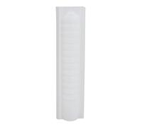 Rayher Moule en Silicone pour Bougie avec Anneaux, Transparent, 1 PCE., ø 2,3cm, H. 19,5cm, Relief Horizontal, pour Cire, pour bougeoir, Bougies, décoration-36200000