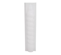 Rayher Moule en Silicone pour Bougie torsadée, Transparent, 1 PCE., ø 2cm, H. 19,5cm, pour Cire, pour bougeoir, Bougies, décoration-36199000