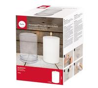 Rayher Moule pour bougie pilier plate, transparent, 1 pce., ø 10cm, H. 15cm , en polycarbonate, pour cire, arts créatifs, bougies, décoration-31660000