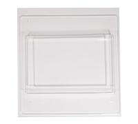 Rayher Moule Rectangulaire, 1 pce., plastique PET transparent, 27x18x2cm, rebord 1,3cm, réutilisable, béton créatif, Raysin, arts créatifs, décoration, plateau-36139000