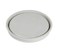 Rayher Moule rond en silicone, 1 pce, ø 17cm, H 2,1cm, béton créatif, Raysin, résine époxy, décoration, soucoupe, sous-verre -36125000, gray