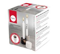 Rayher Moule silicone Bougeoir cannelé bougies ch.plat long. ø52xH80mm, 36186000