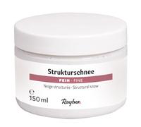 Rayher Neige structurée Fine, Blanc, 1 Pot, 150ml, pâte Acrylique, Base aqueuse, Effet Gel, modélisme, décorations, Hiver, Noël -35107100