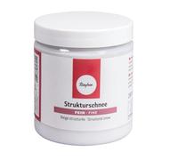 Rayher Neige structurée Fine, Blanc Neige, à l'aspect givré, Pot 250ml, 35108100