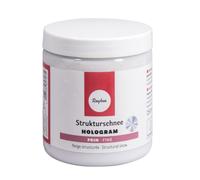 Rayher Neige structurée Fine, Hologramme, Blanc Neige, à l'aspect givré, Pot 250ml, 35110100