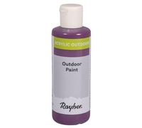 Rayher Outdoor Paint Peinture Acrylique extérieur 80 ML Pourpre Velvet, 35070318