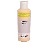 Rayher Outdoor Paint Peinture Acrylique extérieur Flacon 80 ML pêche, 35070206