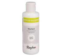 Rayher Outdoor Paint Vernis Acrylique Transparent FL. 80 ML satiné Mat, 35073702