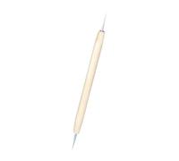 Rayher Outil de pointage en métal, 1 pce., manche en bois, L. 14cm, 2 pointes ø0,5mm+ø0,8mm, arts créatifs, embossing, carte-2829900