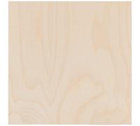 Rayher Panneau de contreplaqué p. bricolage 300x200x4 mm 1 pce, nature, 6299700, beige