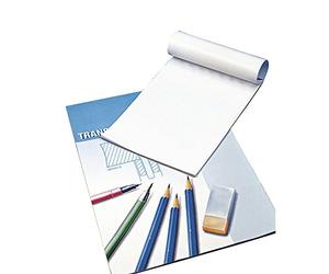 Rayher Papier calque, transparent, 1 bloc, 25 feuilles, DIN A4 (21X29,7cm), 80g/m2, arts créatifs, dessin, lanterne, couture, cartes, scrapbooking, dessin technique-8147800