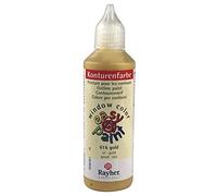 Rayher Peinture contour Easy Paint 38710616 - Flacon de 80 ml - Doré