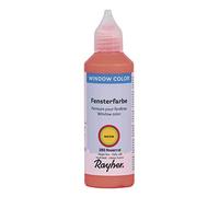 Rayher Peinture fluo Easy Paint 38703280 - Flacon de 80 ml - Rouge feu