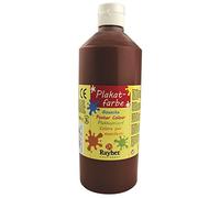 Rayher Peinture Gouache, marron châtaigne, 1 bouteille, 500ml, arts créatifs, papier, toile, adultes, enfants-38566544