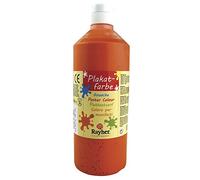 Rayher Peinture Gouache, orange, 1 bouteille, 500ml, arts créatifs, papier, toile, adultes, enfants-38566210