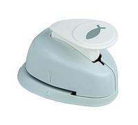 Rayher perforatrice fantaisie poisson p. décoration, 1,6cmø (⅝'') gris, 69100000