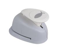 Rayher perforatrice fantaisie poisson p décoration, 2,54cmø (1'') gris, 69036000