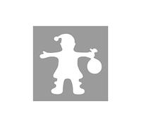 Rayher perforatrice fantaisie Santa Claus, 3,81 cm ø (1,5''), orange, 89796000