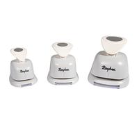 Rayher perforatrice motif cercles 3pces 1,6cm + 2,54cm + 3,81cm ø gris, 69261000