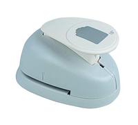 Rayher perforatrice motif étiquette+bord déco 3,5x2,3cm (1 ½'') gris, 69093000